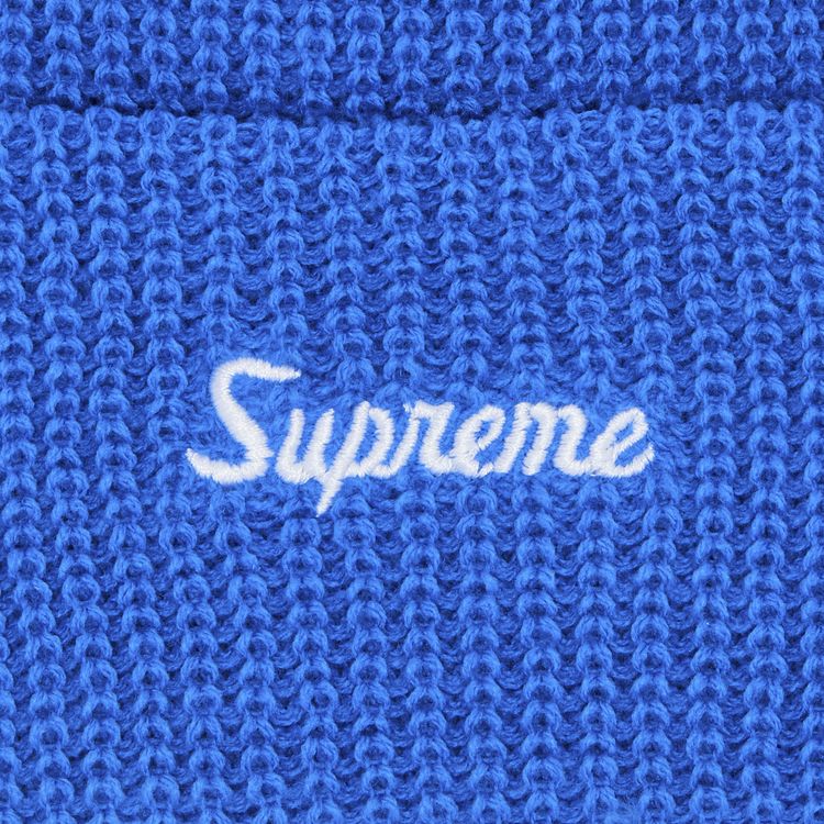 Supreme Loose Gauge Beanie Blue