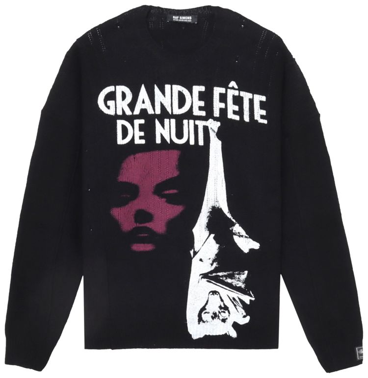 Raf Simons Grand Fete De Nuit Knit Black