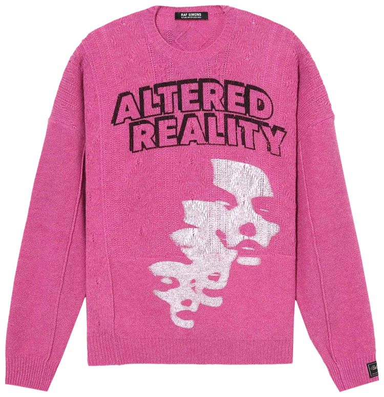 Raf Simons Altered Reality Oversized Knit Violet