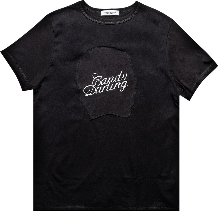 Midnight Studios Candy Darling Applique T-Shirt 'Black'