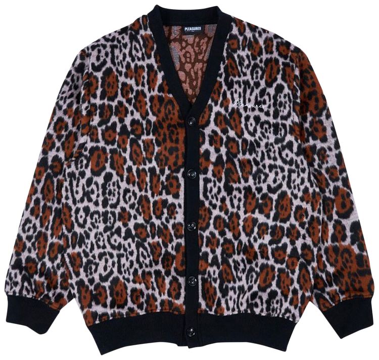 Pleasures Boozy Cardigan Brown