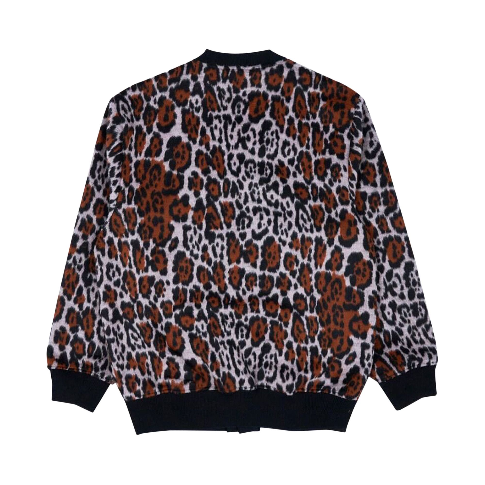 Size l Pleasures Boozy Cardigan 'Brown'