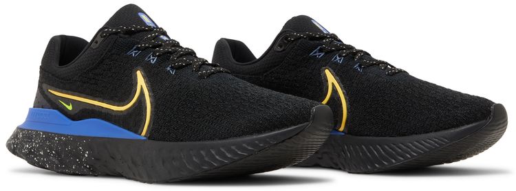 Nike React Infinity Run Flyknit 3 Black Citron Royal