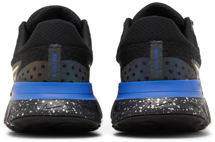 Nike React Infinity Run Flyknit 3 Black Citron Royal