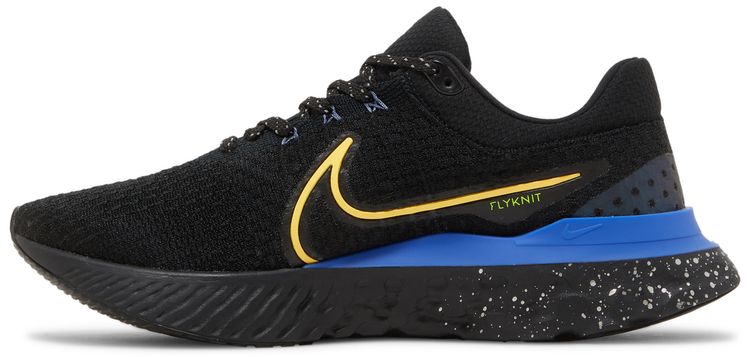 Nike React Infinity Run Flyknit 3 Black Citron Royal