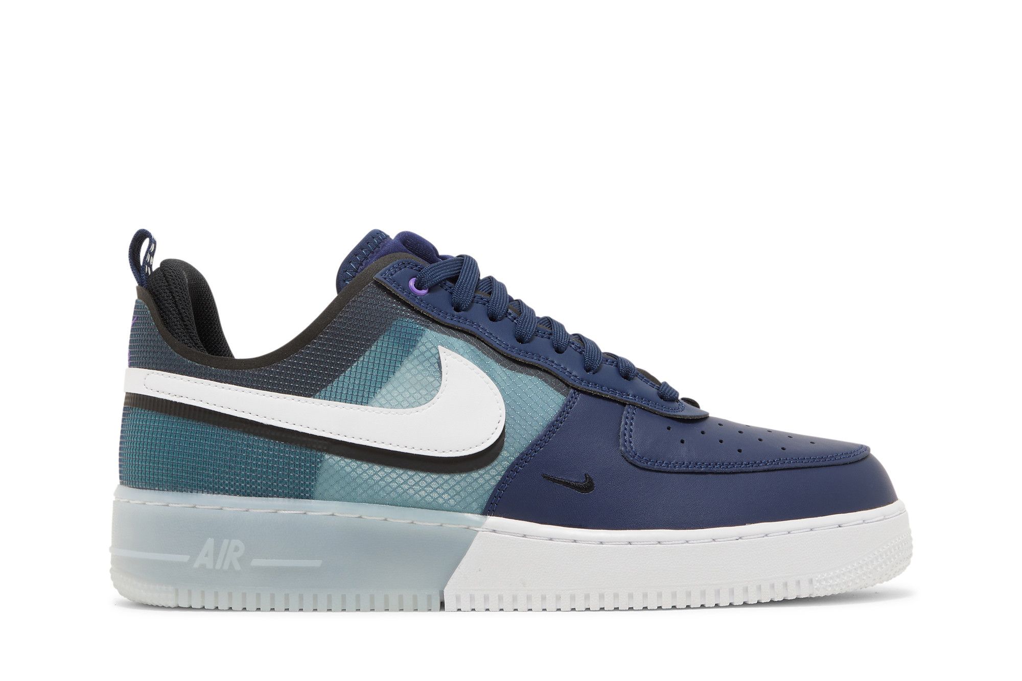 Air Force 1 React Midnight Navy Teal