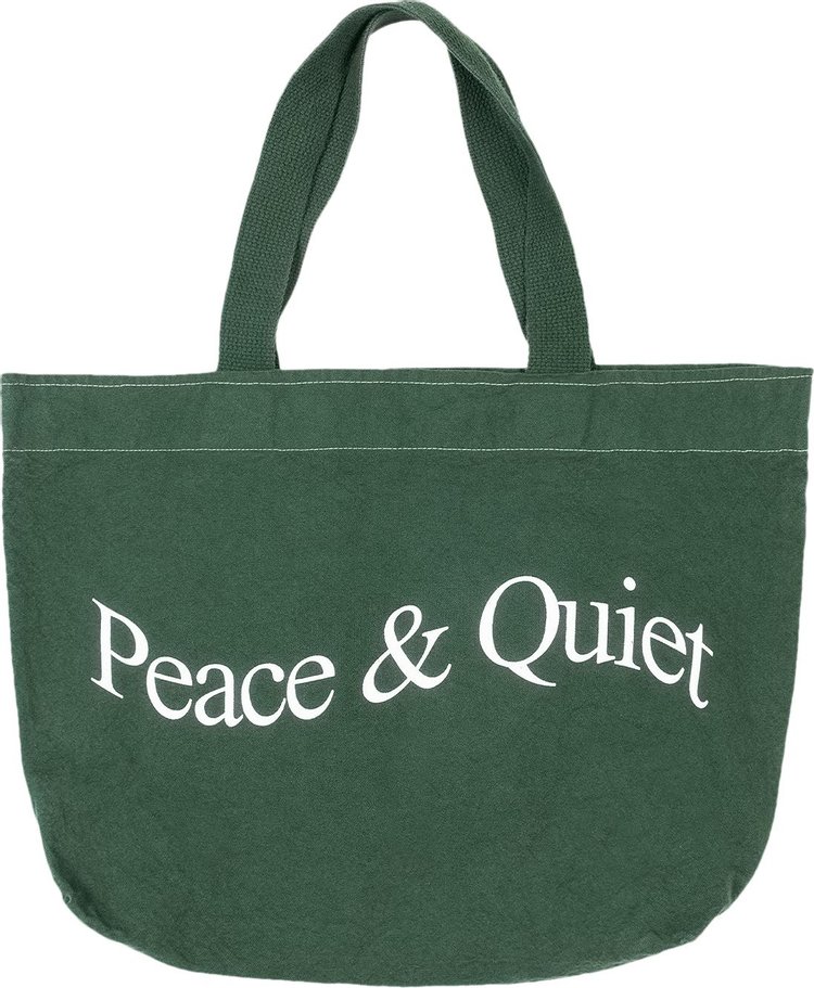 Museum of Peace & Quiet Wordmark Tote 'Forest'