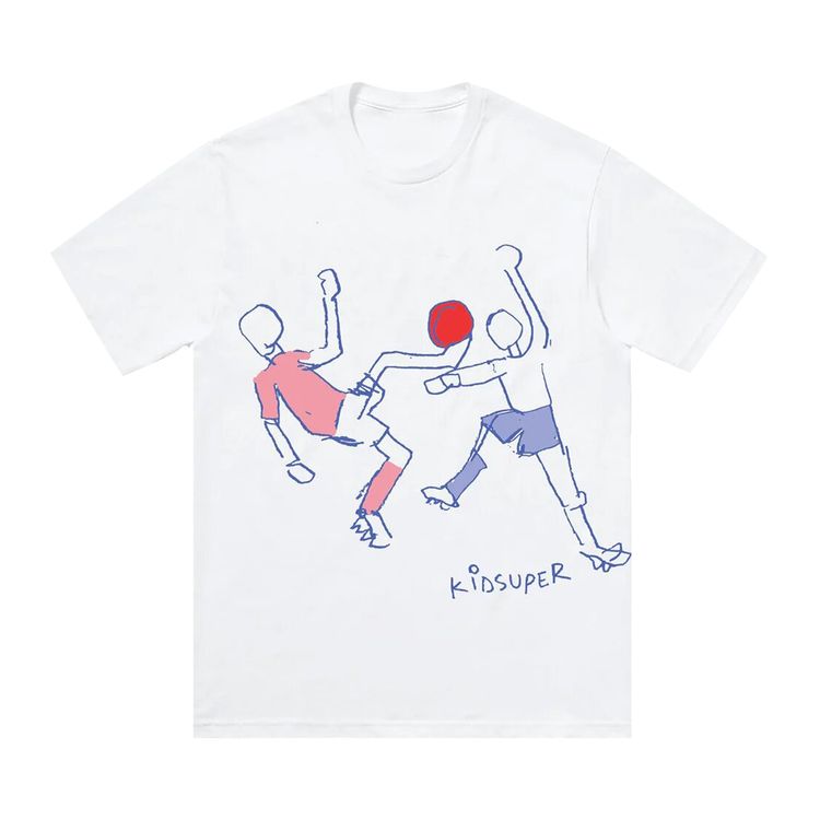 KidSuper Soccer Dance Tee White