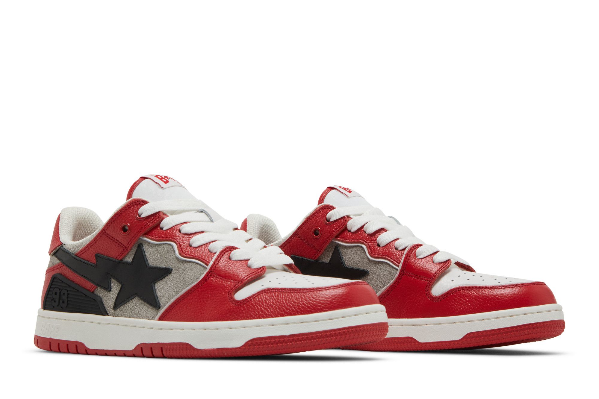 Buy BAPE Sk8 Sta #1 'Red' - 1I80191010 RED | GOAT