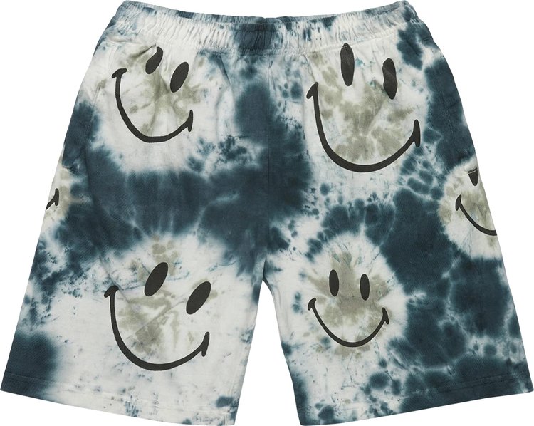 Market Smiley Shibori Dye Shorts 'Black'