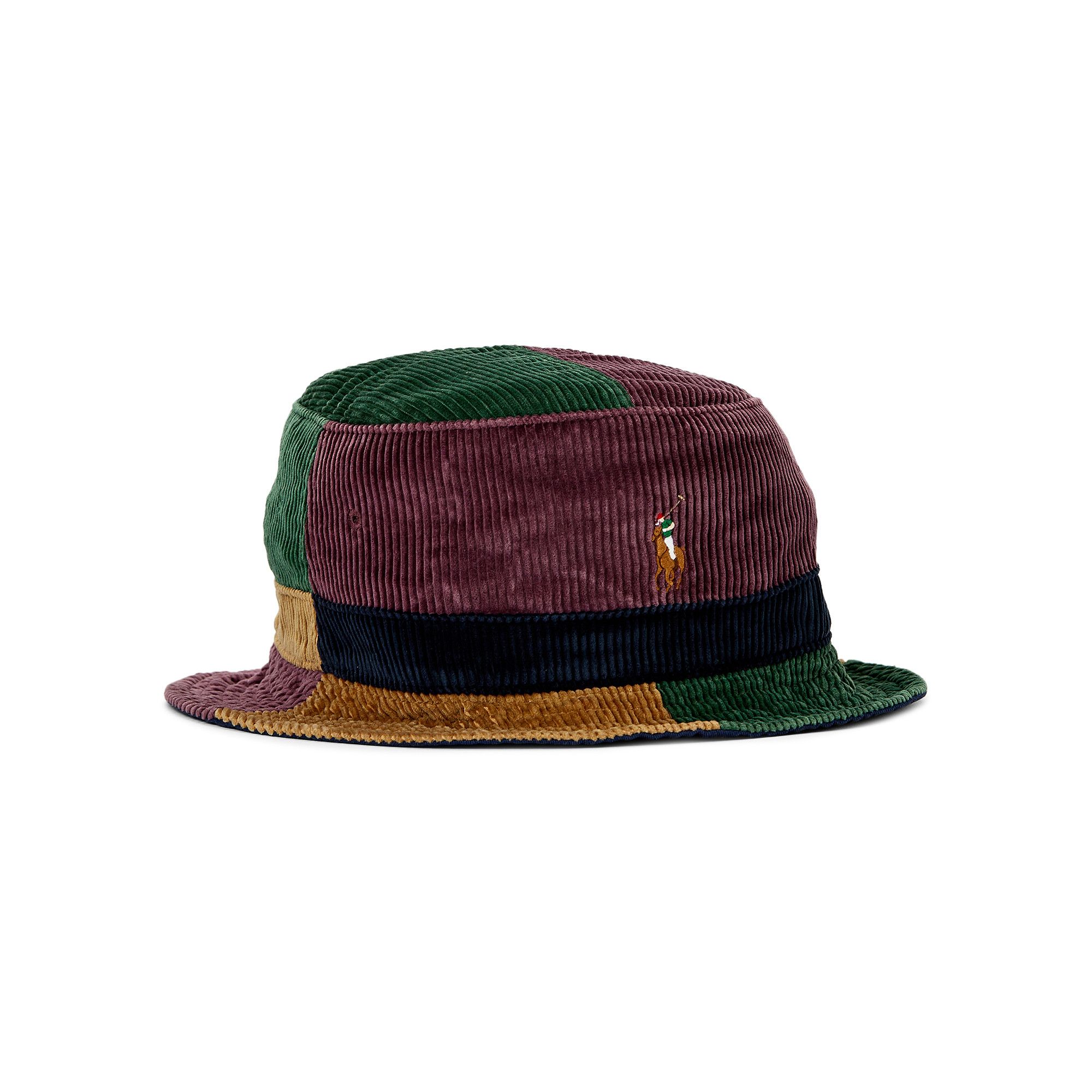 Buy Polo Ralph Lauren Loft Bucket Hat Lilac Brown 710880786001