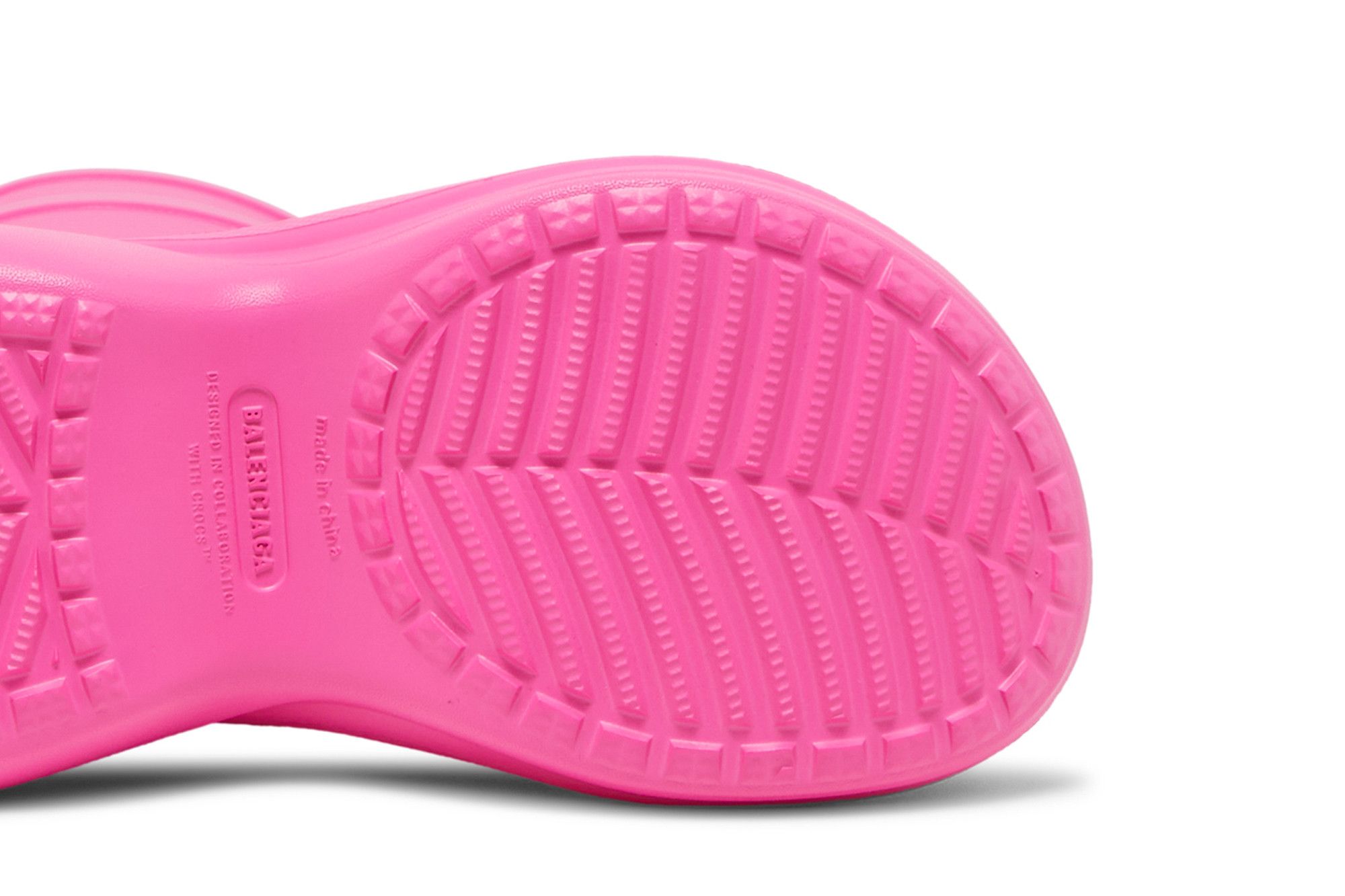 Pink crocs balenciaga cheap