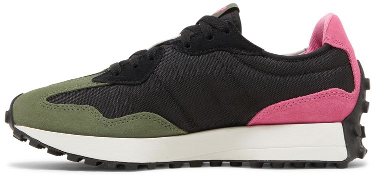 New Balance 327 Black Pink Green