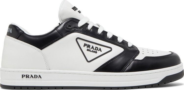 Prada New Avenue Leather Low 'White Black'