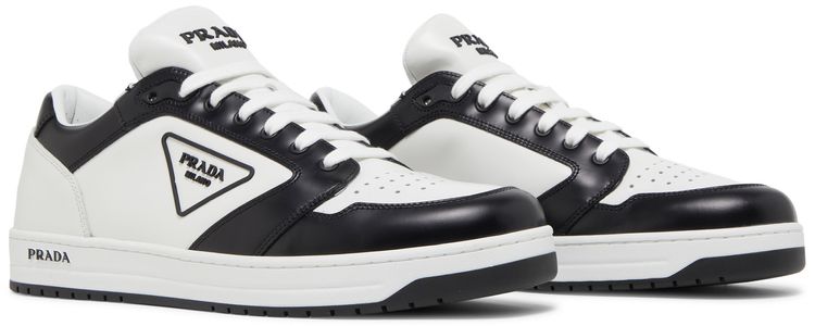 Prada New Avenue Leather Low White Black
