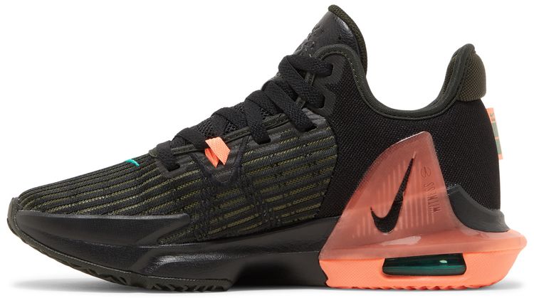 Nike LeBron Witness 6 Black Sequoia Crimson Pulse