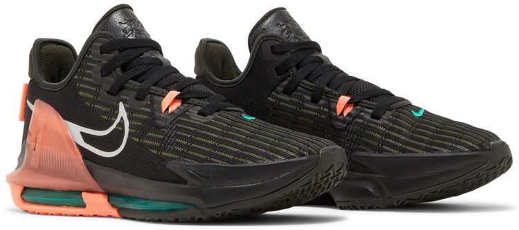 Nike LeBron Witness 6 Black Sequoia Crimson Pulse