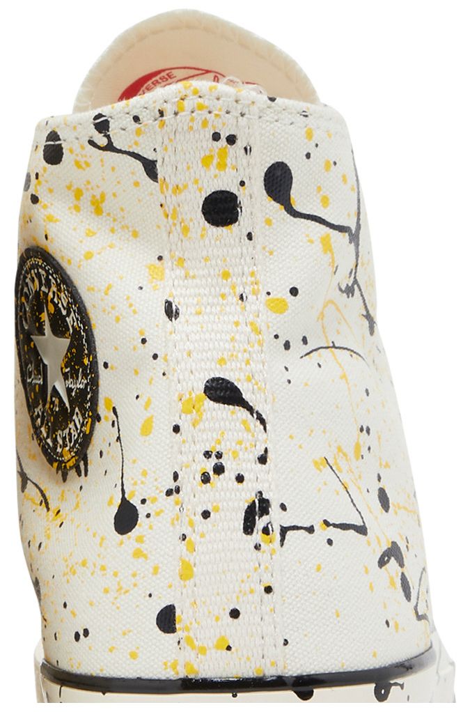 Converse Chuck 70 High Archive Paint Splatter   Egret