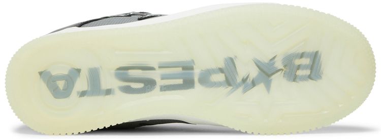 Bapesta Text Code Camo   Charcoal