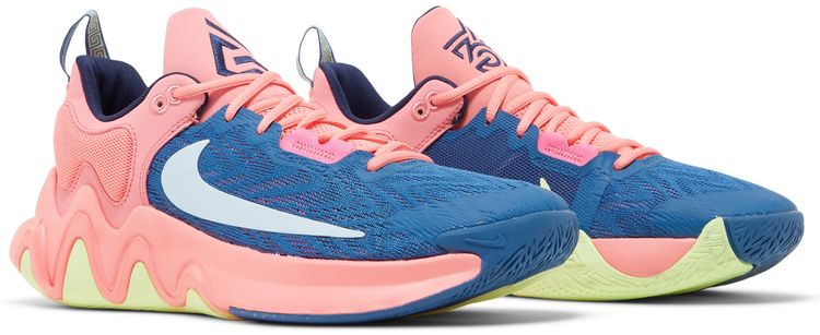 Nike Giannis Immortality 2 Dark Marina Blue Laser Crimson