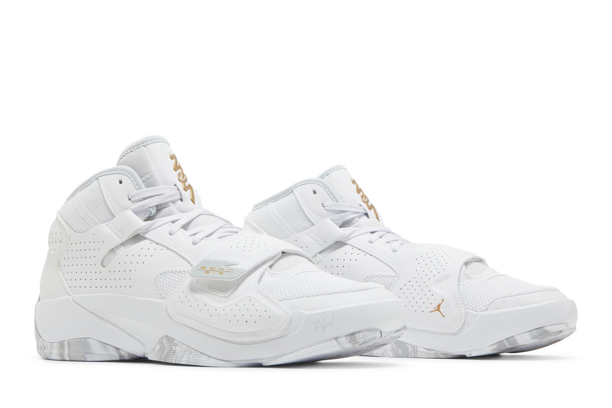 ジョーダン メンズ バッシュ Jordan Zion 2 Basketball Shoes - White/llic Gold Buy Air Jordan Zion 2 TB 'White Metallic Gold' - DQ7688 170 | GOAT