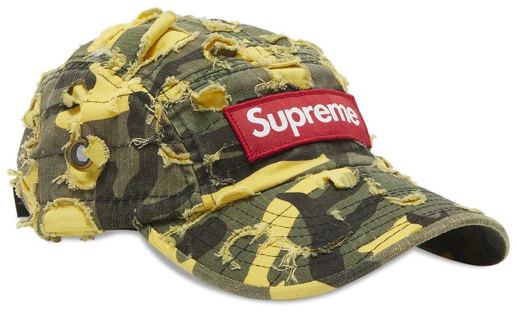 Supreme x Griffin Camp Cap Yellow Camo