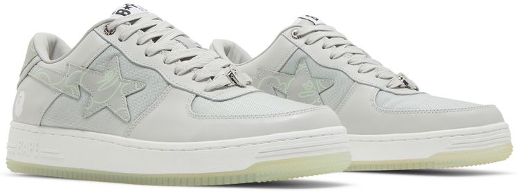 Bapesta Text Code Camo   Grey