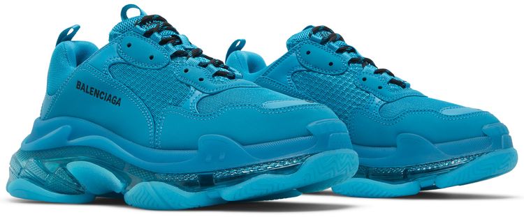 Balenciaga Triple S Sneaker Clear Sole   Blue