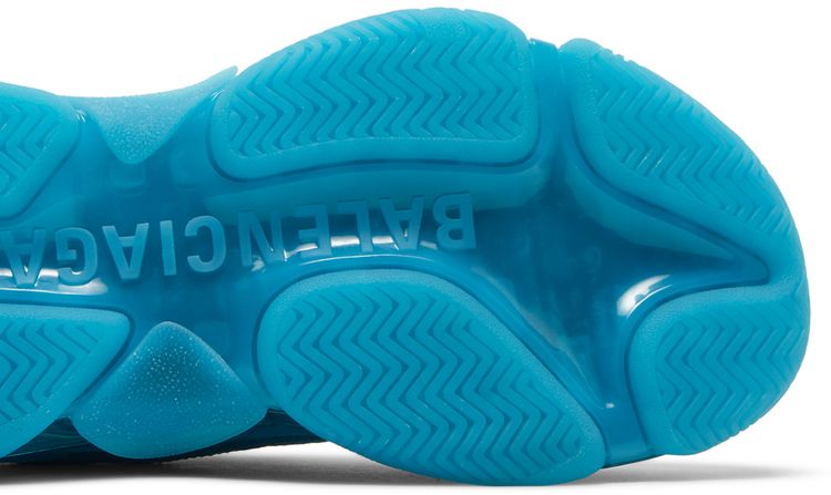 Balenciaga Triple S Sneaker Clear Sole   Blue