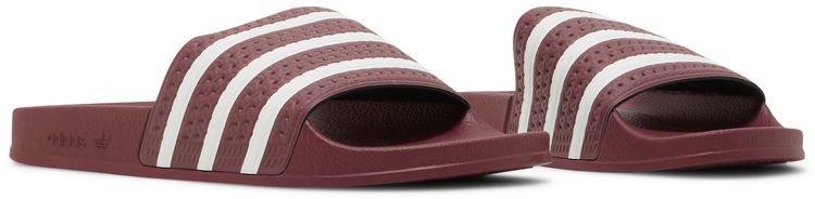 Adidas Adilette Slides Quiet Crimson