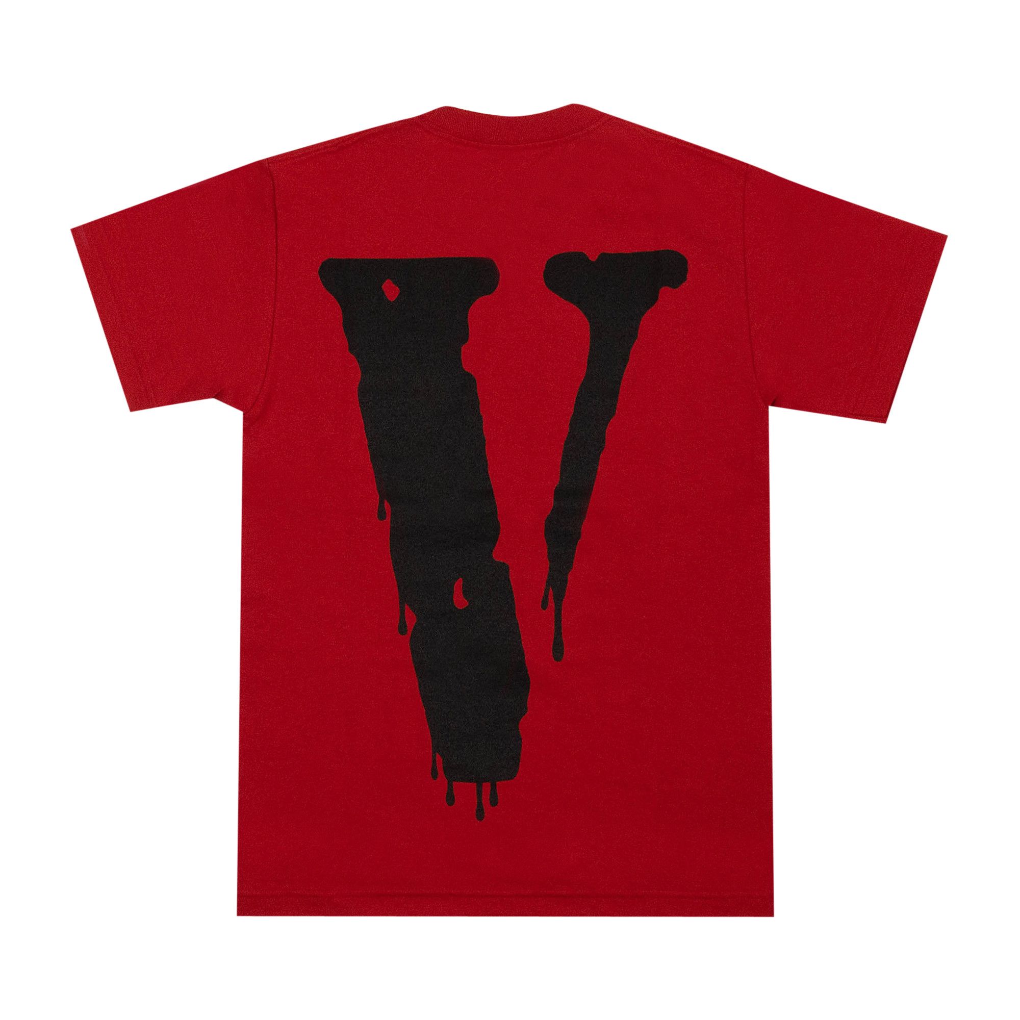 Buy Vlone x Nav Bad Habits Drip Short-Sleeve T-Shirt 'Red' - 1020
