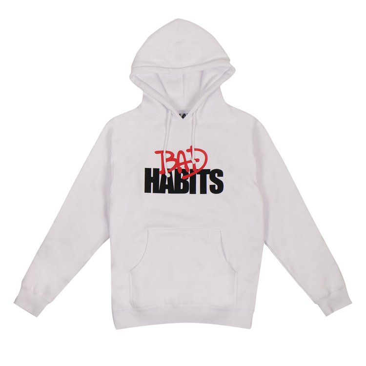 Vlone x Nav Bad Habits Drip Pullover Sweatshirt 'White'
