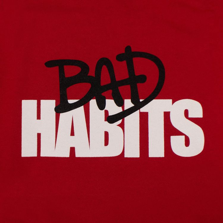 Vlone x Nav Bad Habits Drip Pullover Sweatshirt Red