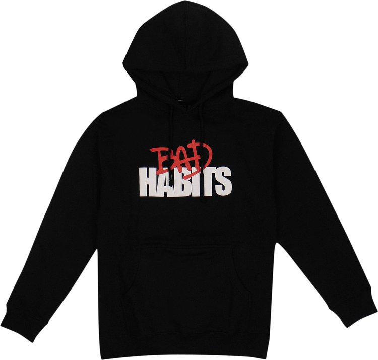 Vlone x Nav Bad Habits Drip Pullover Sweatshirt 'Black'