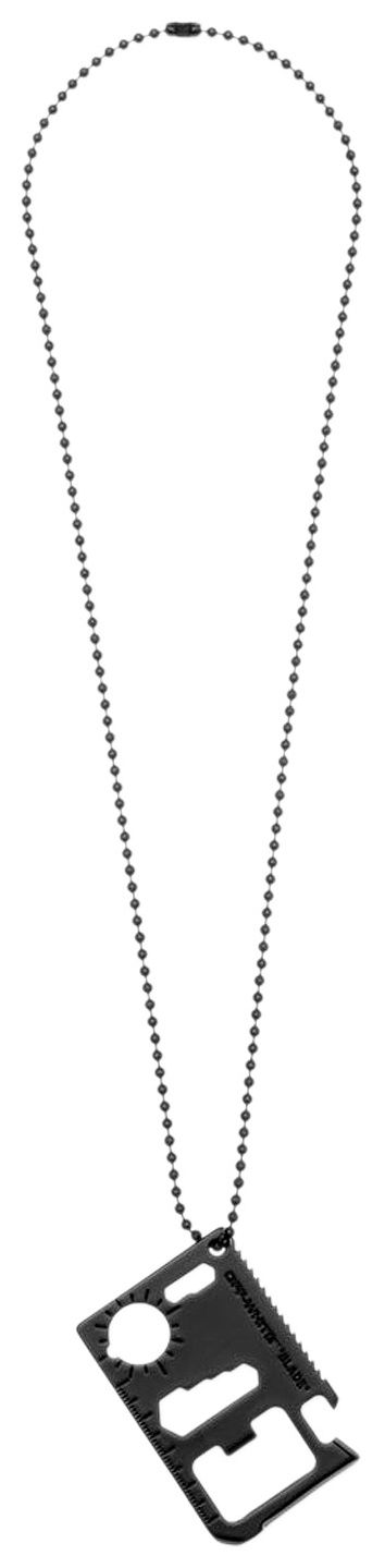 Off White Multitool Necklace Black