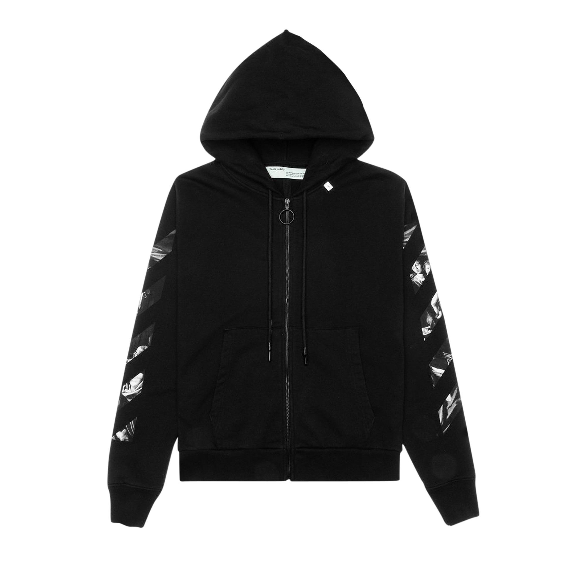 Off white caravaggio hoodie black new arrivals