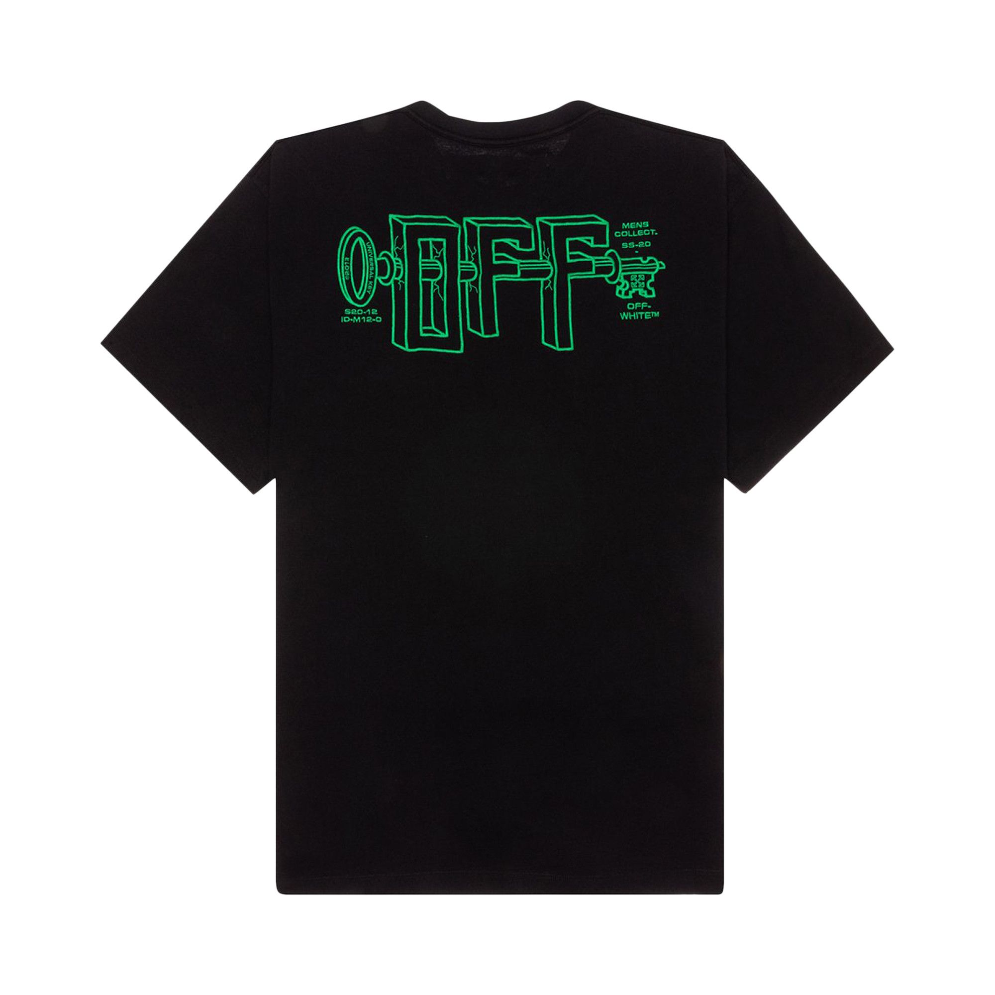 Buy Off-White Universal Key Short-Sleeve Over Tee 'Black/Mint