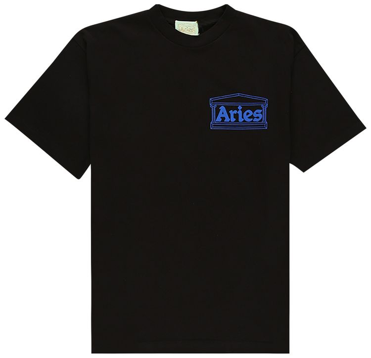Aries Classic Temple Tee Black