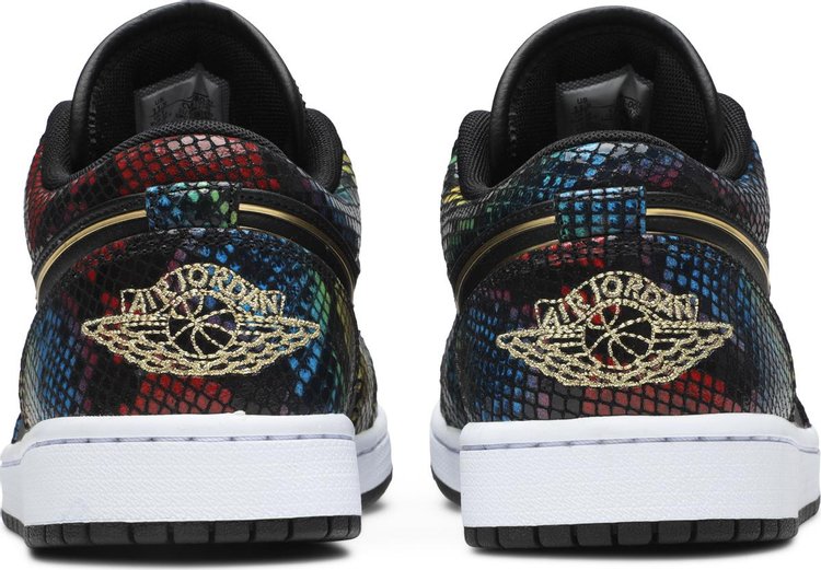 Wmns Air Jordan 1 Low Multi Snakeskin