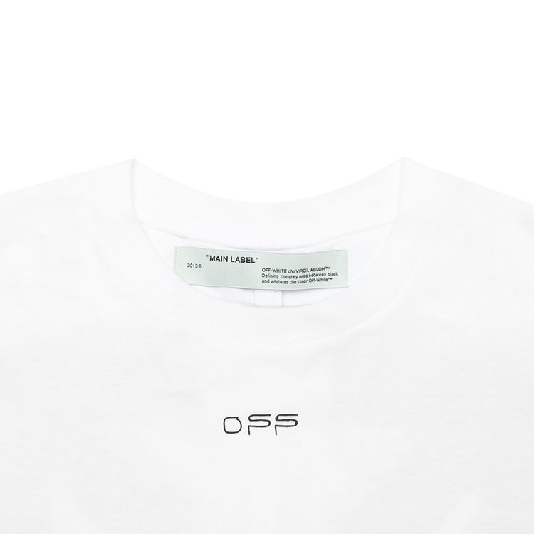 Off White Futura Atoms Over T Shirt White