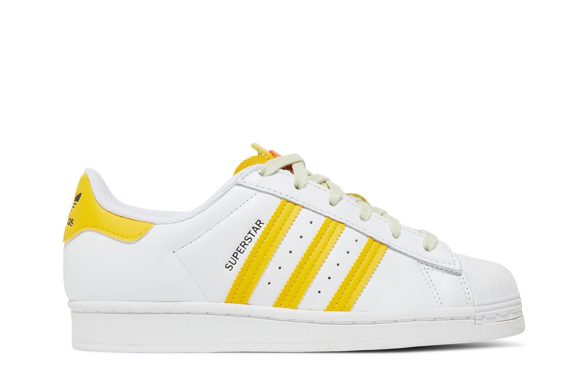 Yellow and white adidas outlet