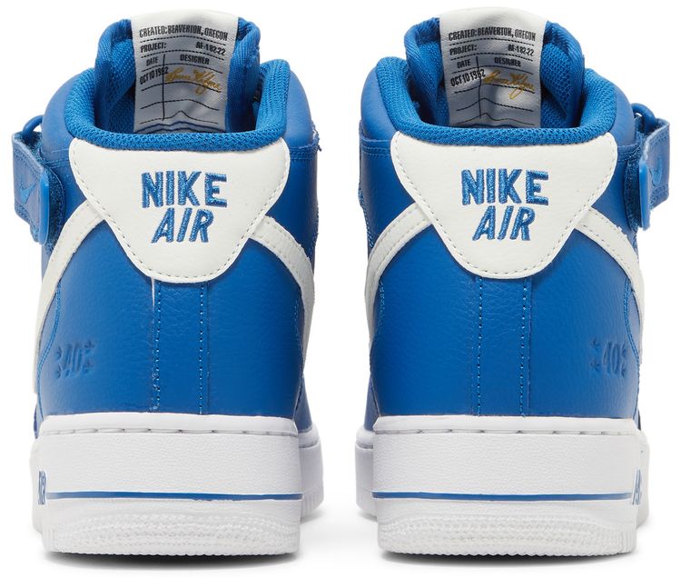 Nike Air Force 1 Mid 07 LV8 40th Anniversary   Blue Jay