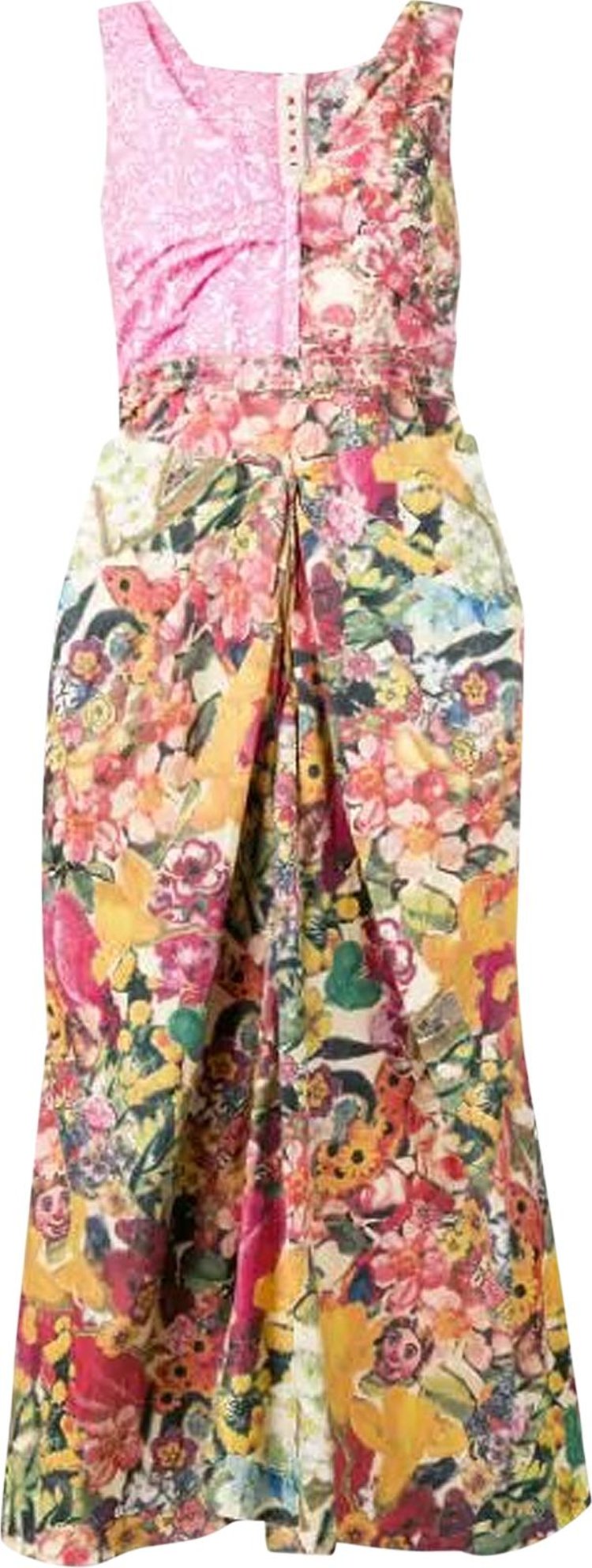 Marni Long Patch Dress 'Multicolor'