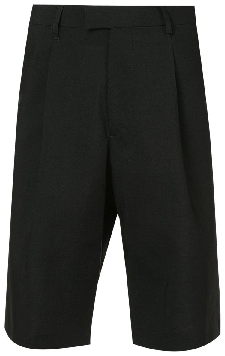 Raf Simons Substance Detail Print Bermuda Shorts Black