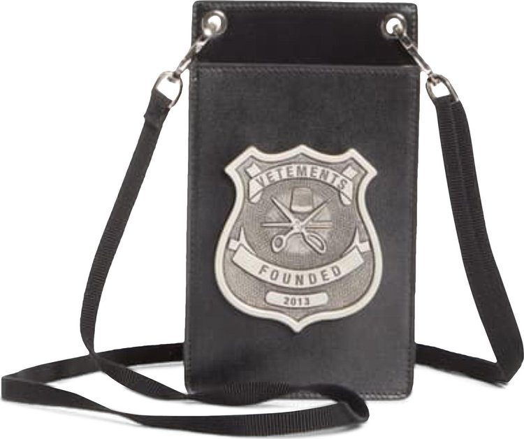 Vetements Police Pouch BlackMulticolor