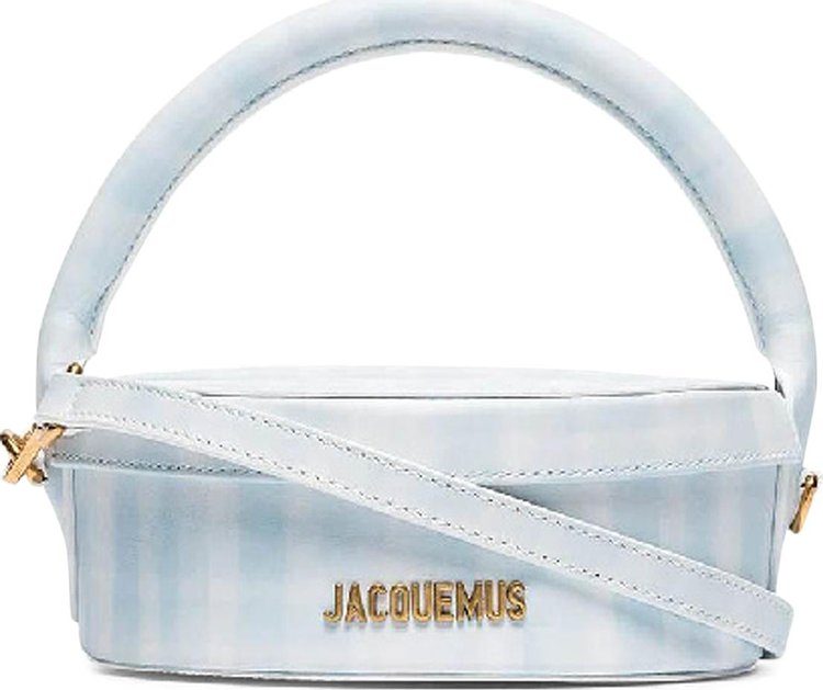 Jacquemus La Boite A Gateaux Bag 'Print Blue Checked'