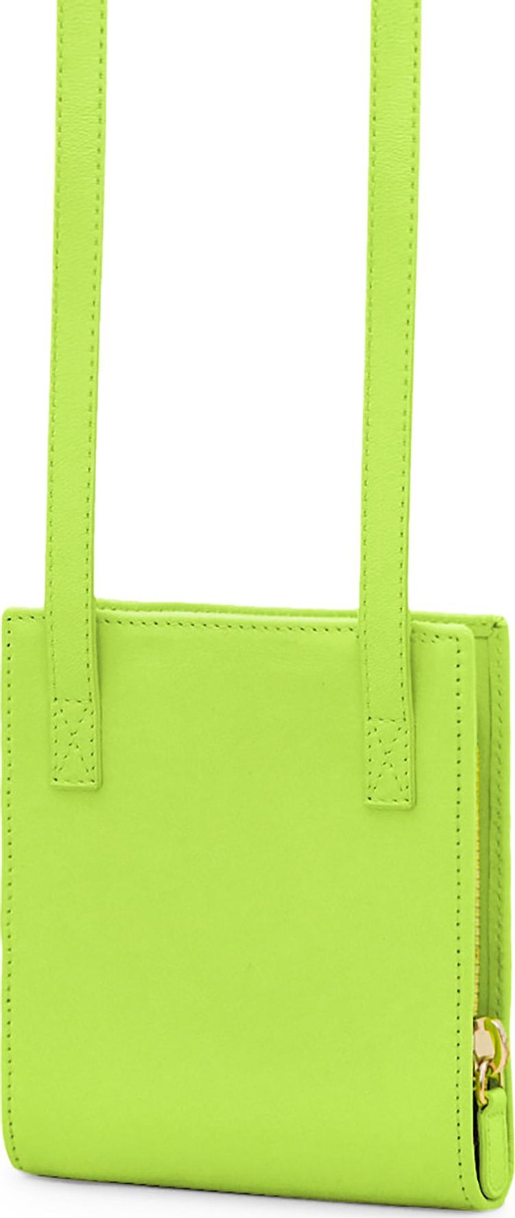 Jacquemus Le Gadjo Strapped Wallet Neon Yellow