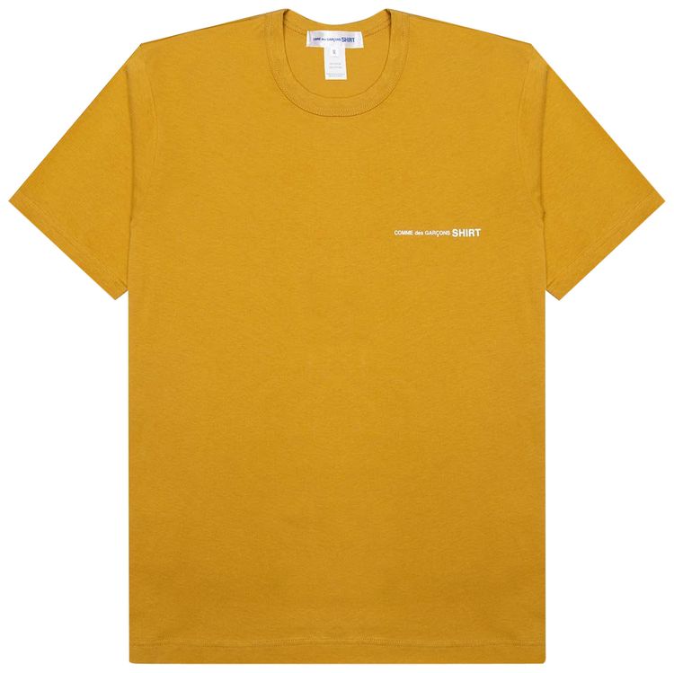 Comme des Garcons SHIRT Logo Tee Yellow