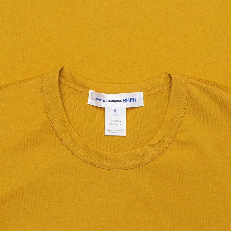 Comme des Garcons SHIRT Logo Tee Yellow