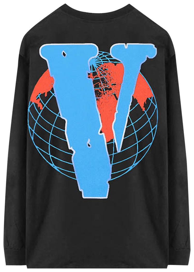 Vlone x Juice WRLD 999 Long Sleeve T Shirt Black